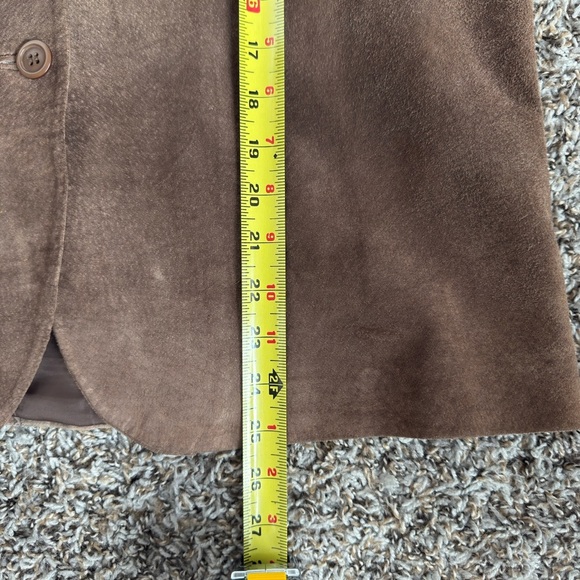 Wilson’s Leather Vintage Brown Suede Women's Blazer - Picture 8 of 9